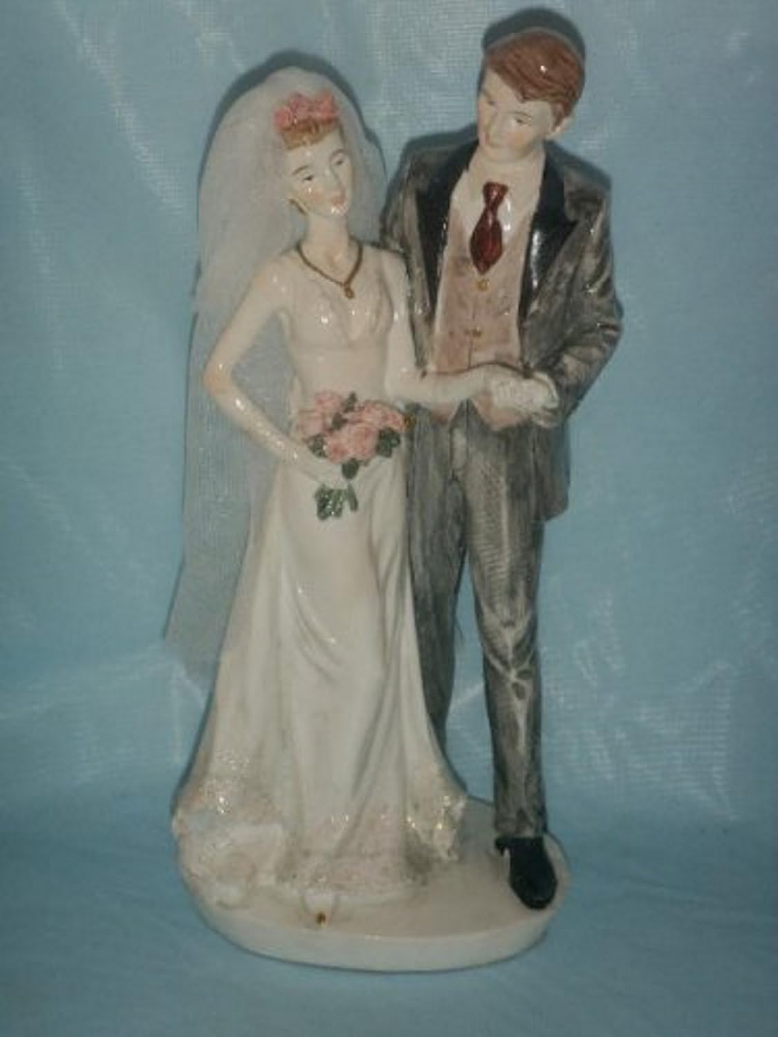 Party Favors Plus Bride and Groom Cake Top Wedding Figurine 8.5in