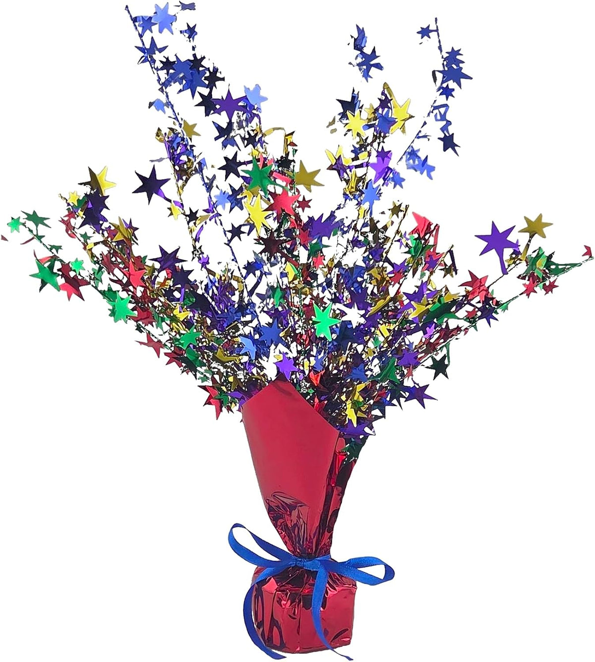 Multicolor Stars Balloon Weight Centerpiece 38 cm, 2 Pack