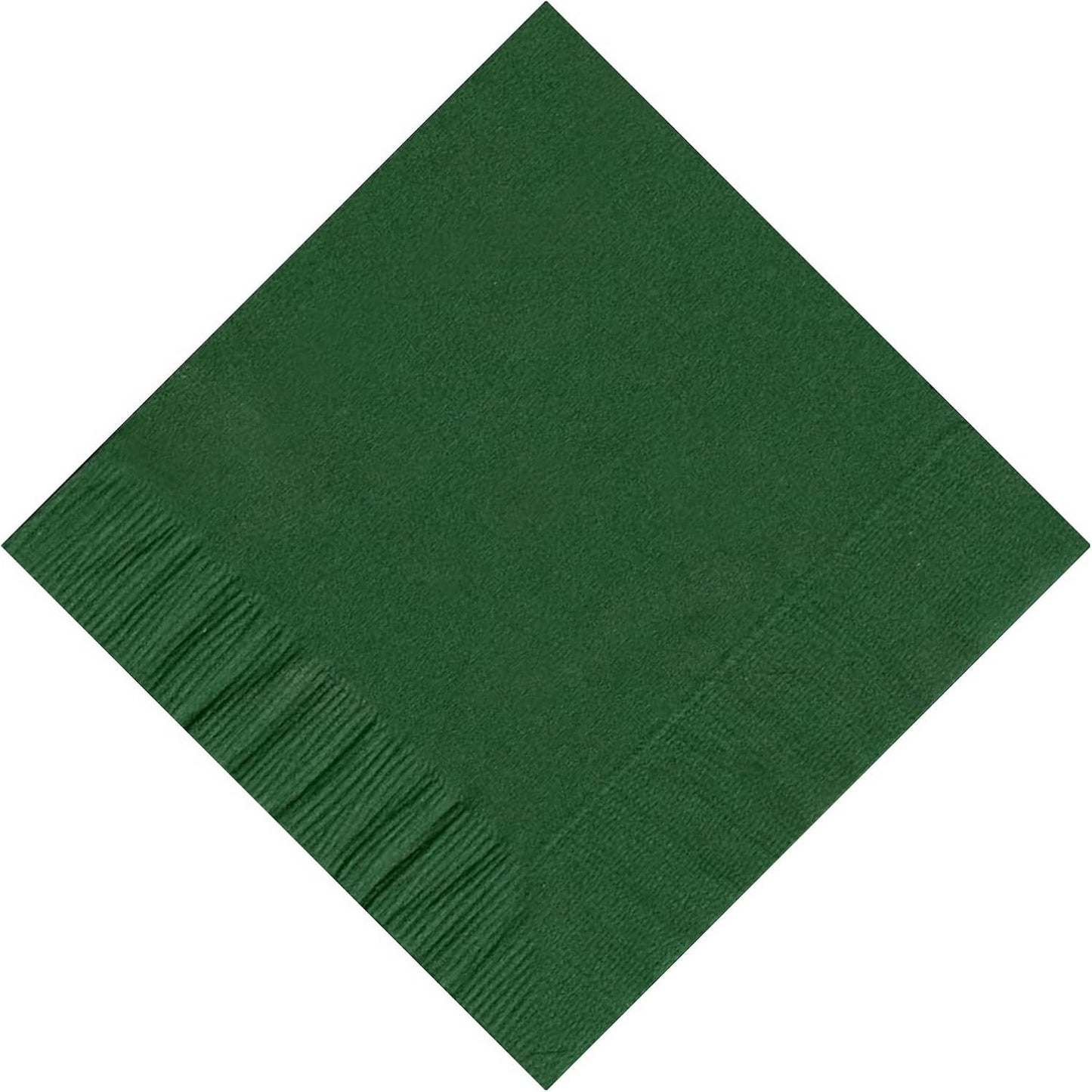Party Favors Plus Hunter Green Beverage Cocktail Napkins 200 Count