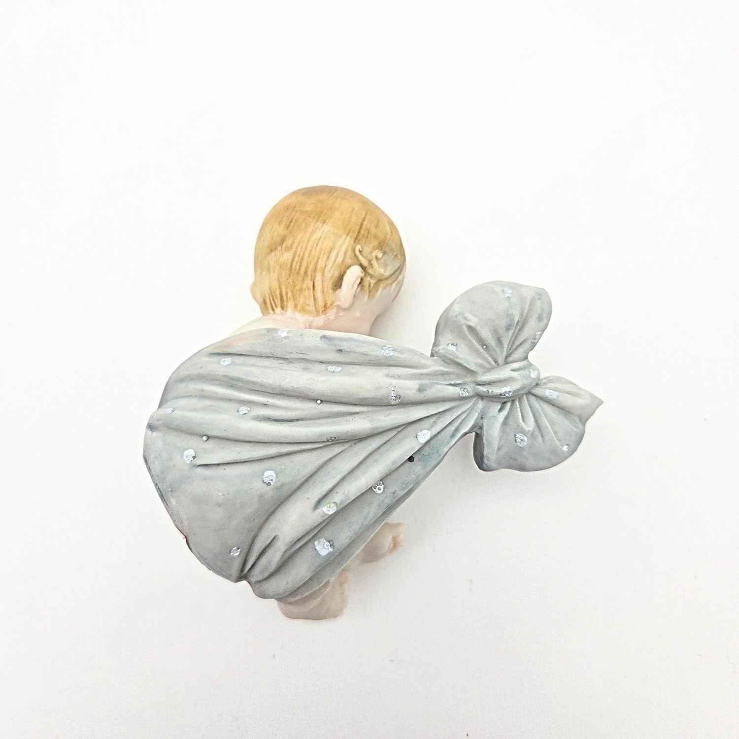 Party Favors Plus Multicolor Polyresin Baby in Blanket Figurine 4.5 Inch