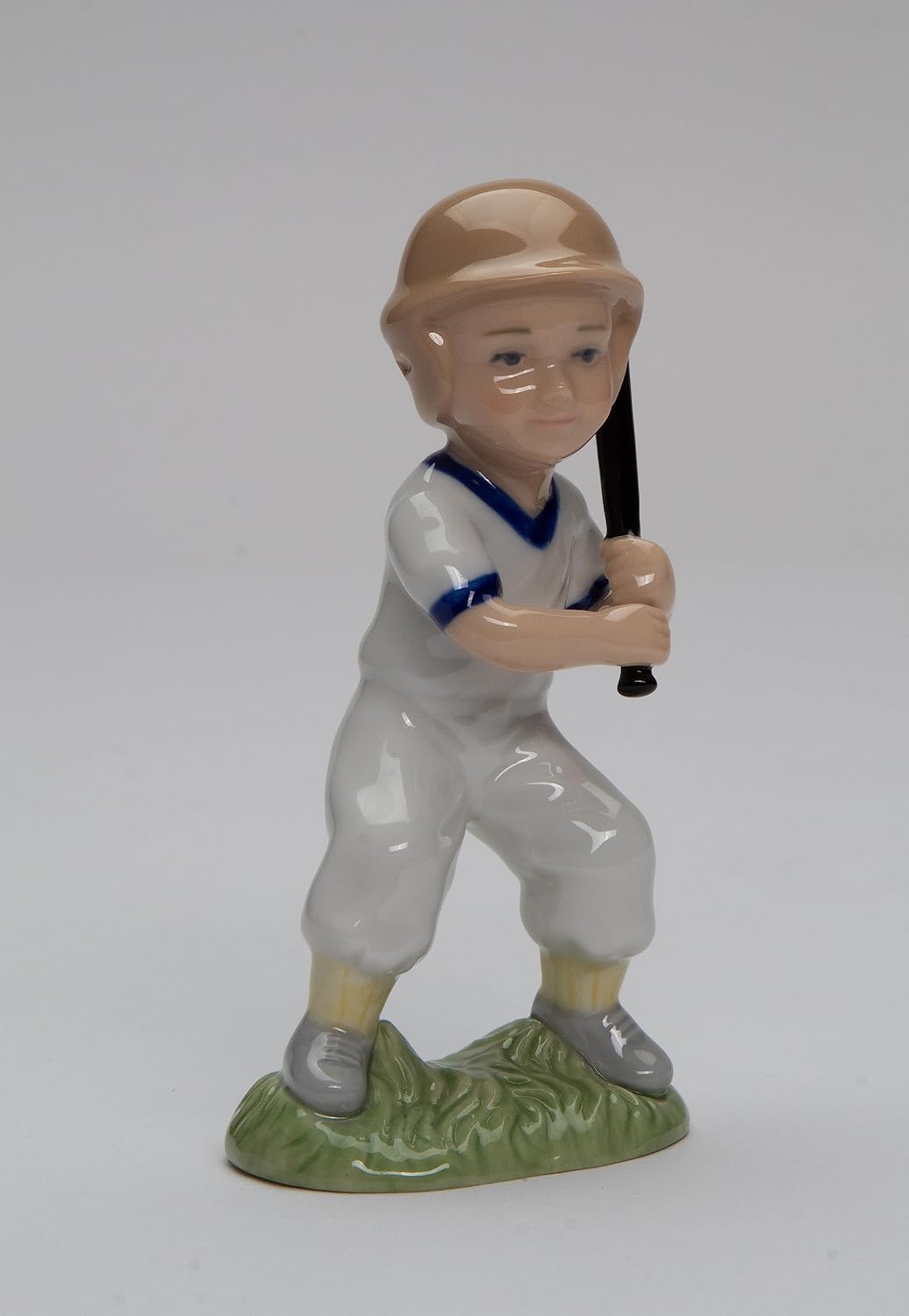 Cosmos Gifts Fine Porcelain Boy Playing Baseball Figurine 4-1/2" H 207-479A