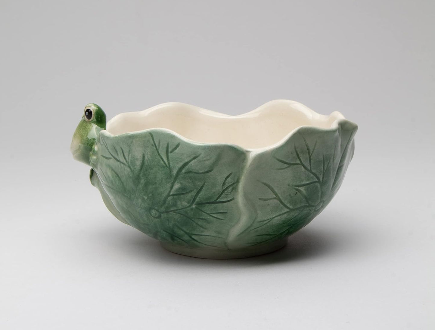 Cosmos Gifts Fine Ceramic Frog Decorative Candy Bowl 5-1/8" L