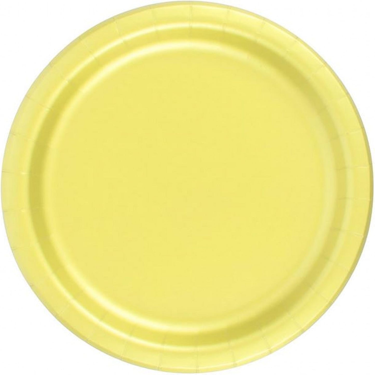 Party Favors Plus Light Yellow Paper Plates 240 Count