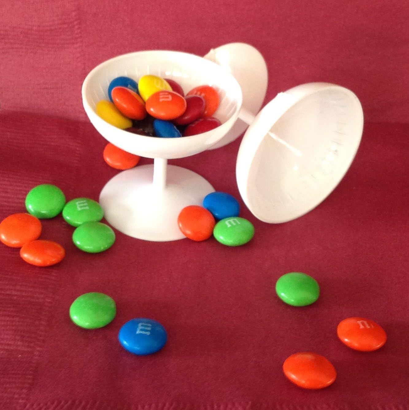 Party Favors Plus Mini Plastic Champagne Glasses White 24 Count