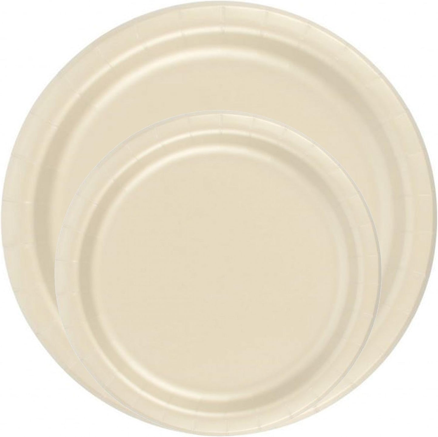 Party Favors Plus Ivory Paper Plates 48 Count