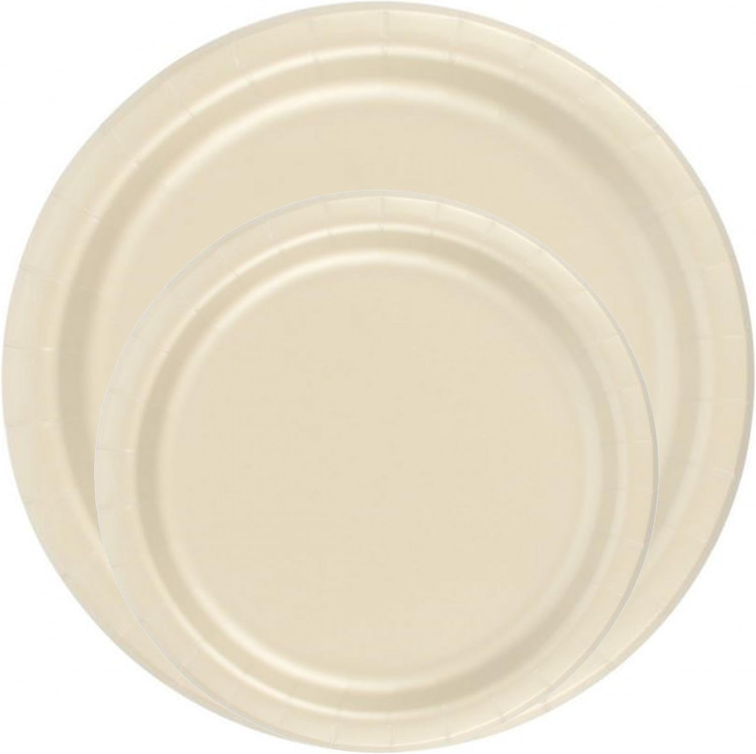 Party Favors Plus Dessert Cake Paper Plates Ivory 240 Count