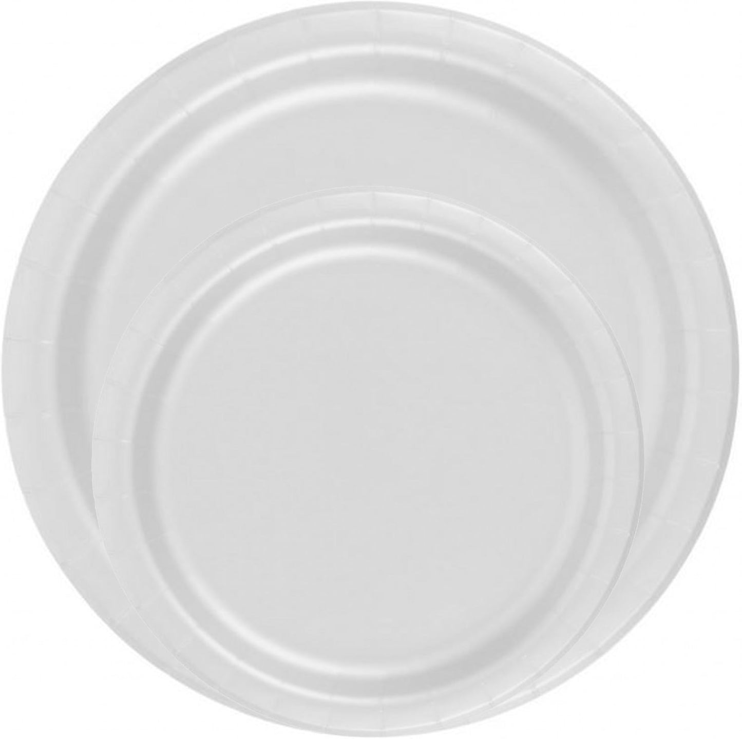 Party Favors Plus Dessert Cake Paper Plates White 240 Count