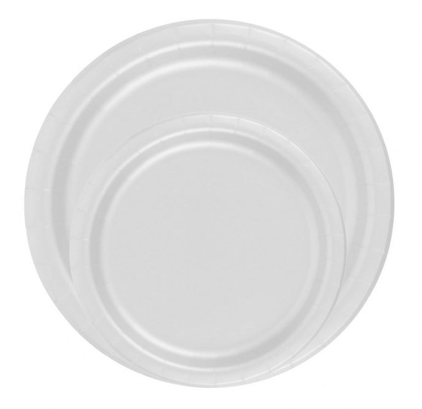 Party Favors Plus White Paper Dinner Plates 9 Inch 24 Count