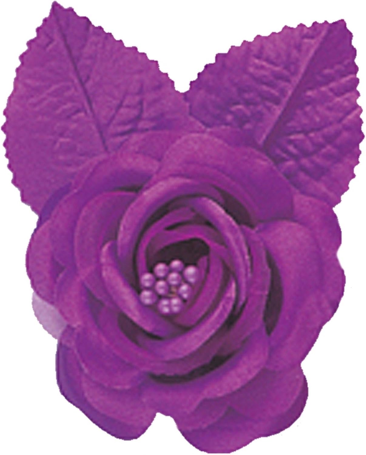 Party Favors Plus White Lace Umbrella Parasol 36 in Purple Roses