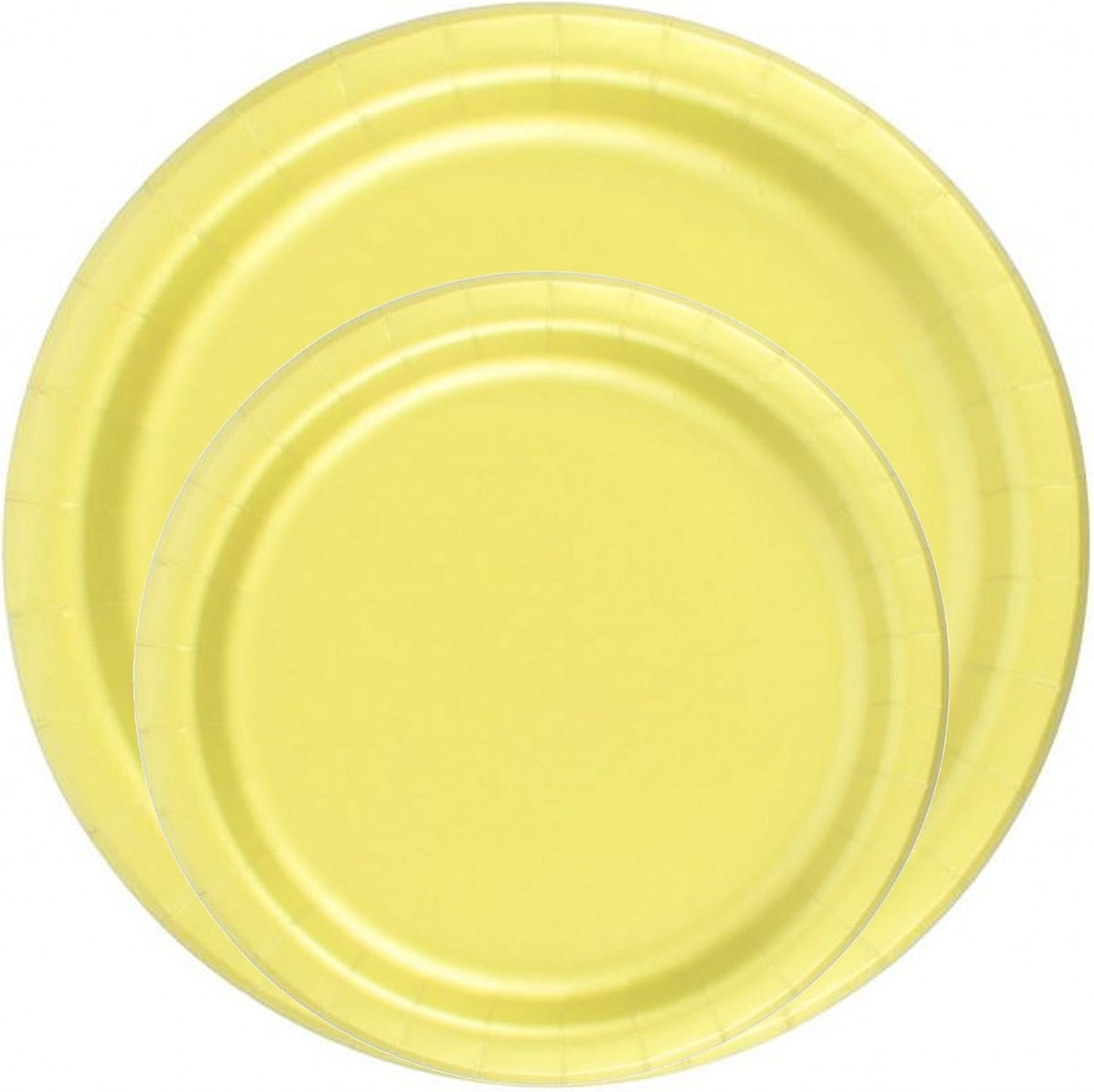 Party Favors Plus Pastel Yellow Paper Plates 240 Count