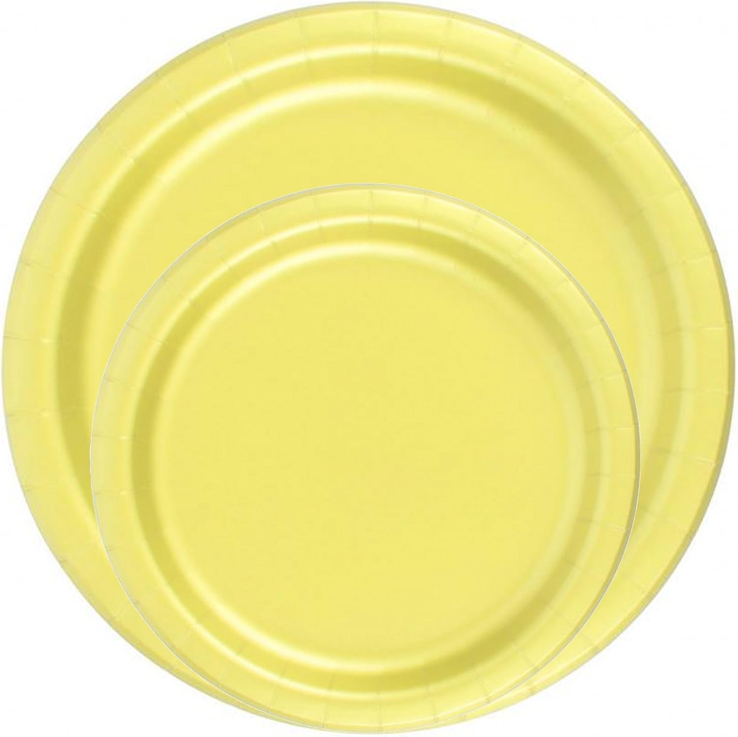 Party Favors Plus Light Yellow Paper Plates 240 Count