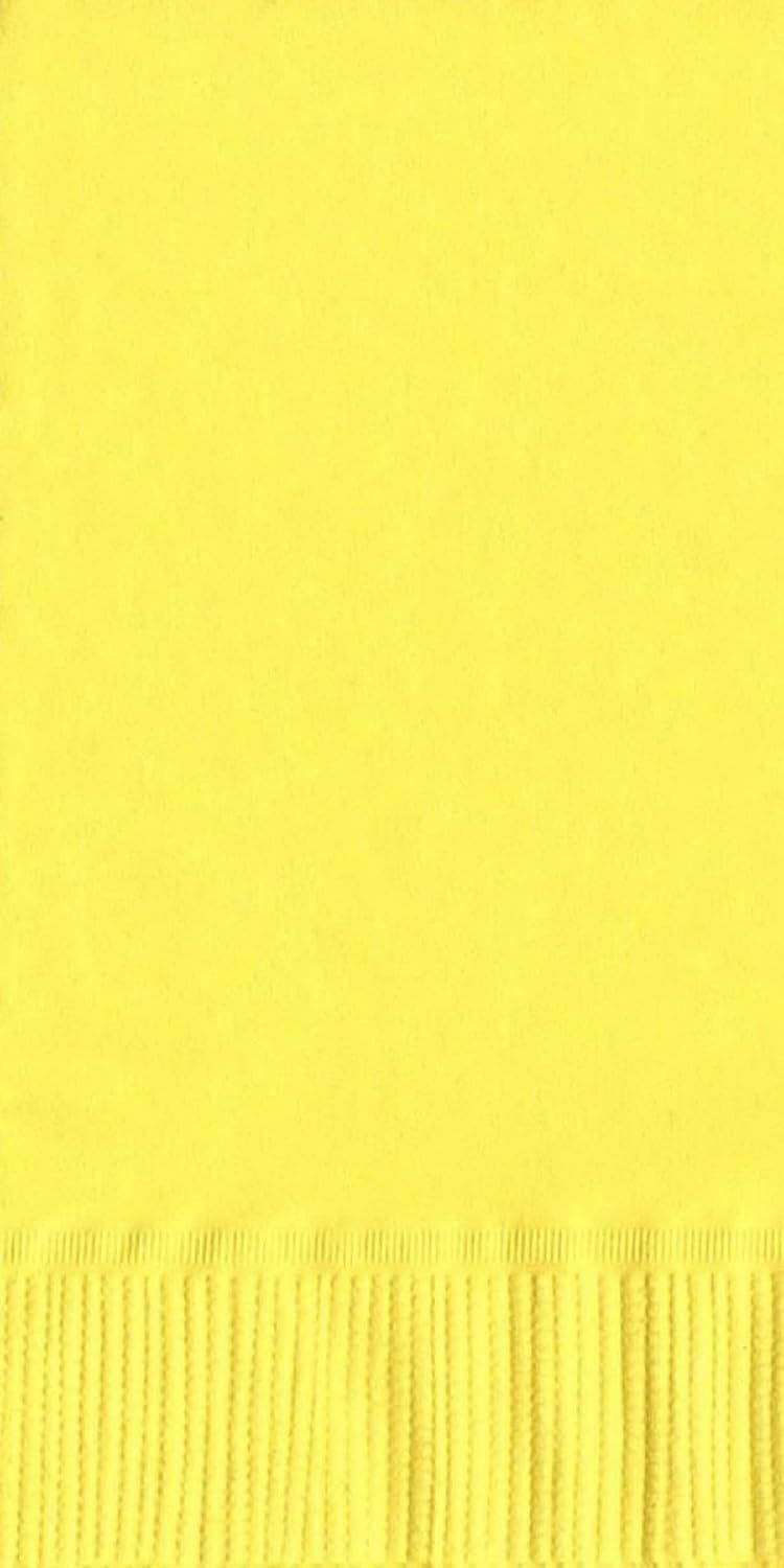 Party Favors Plus Yellow Paper Napkins 200 Count