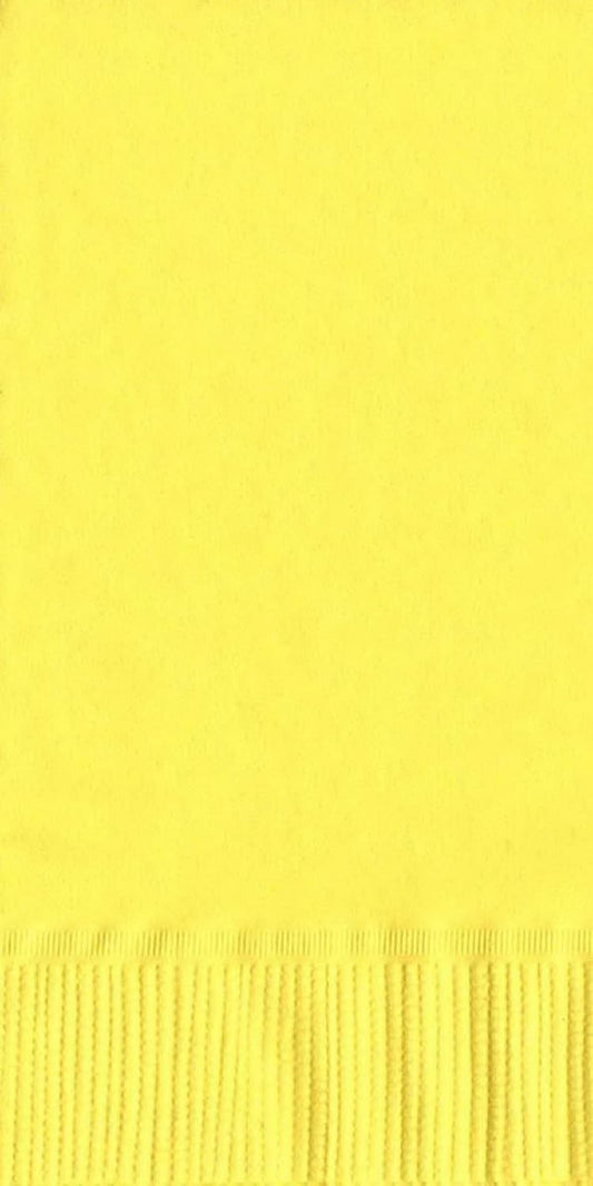 Party Favors Plus Yellow Paper Napkins 200 Count