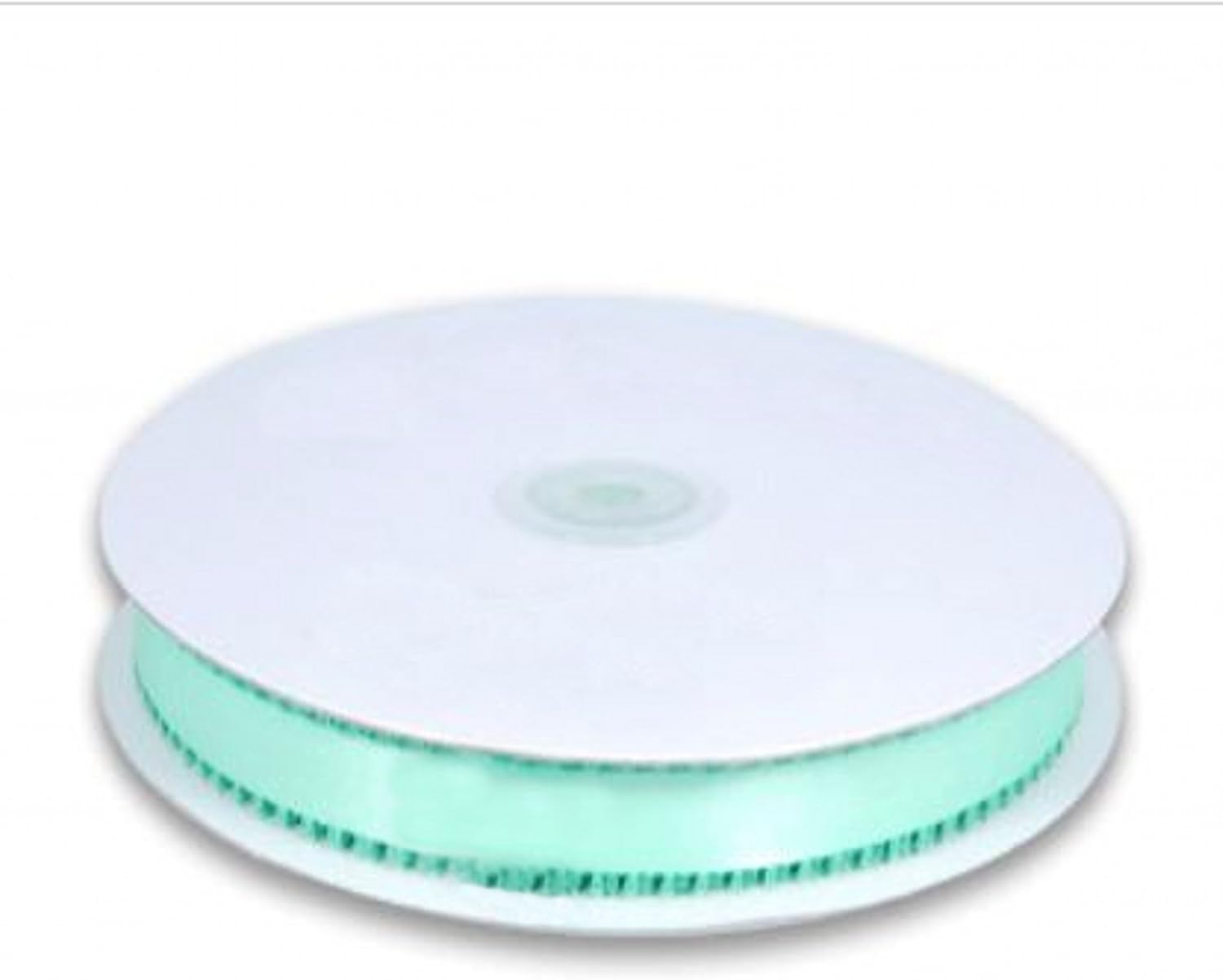 Party Favors Plus Mint Green Double Face Satin Picot Ribbon 3/8in 50 Yards