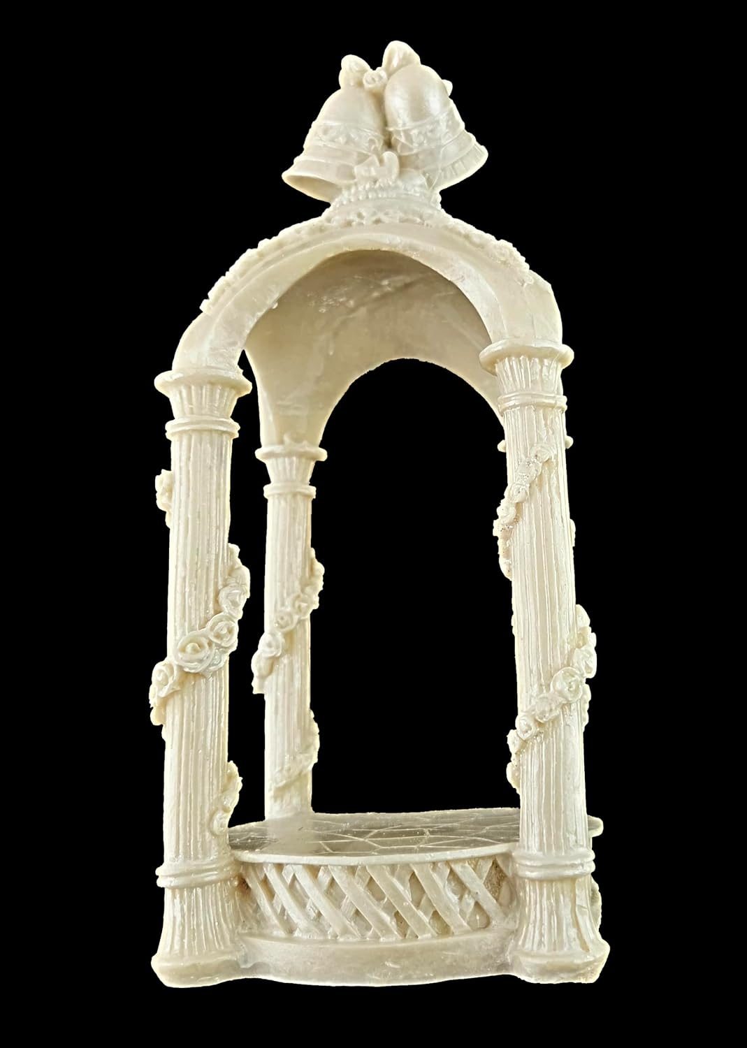 Party Favors Plus Ivory Polyresin Wedding Gazebo Figurine 9.5 Inch 1 Count