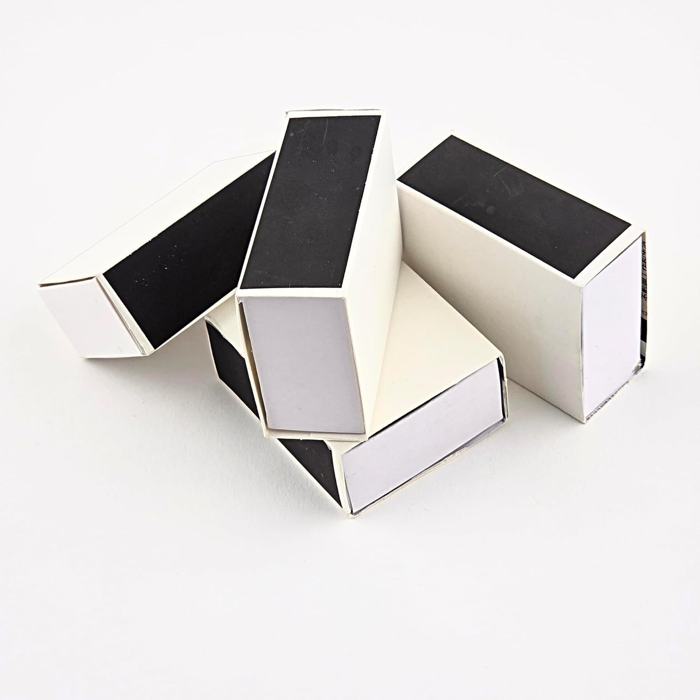 Party Favors Plus Wooden Matches White Box Black Tips 125 Count 4 Pack