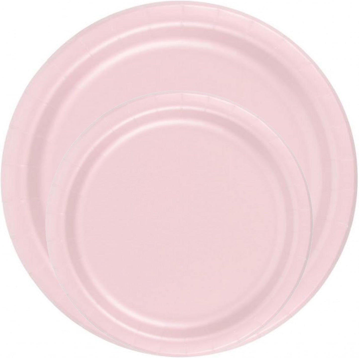 Party Favors Plus Light Pink Paper Plates 240 Count