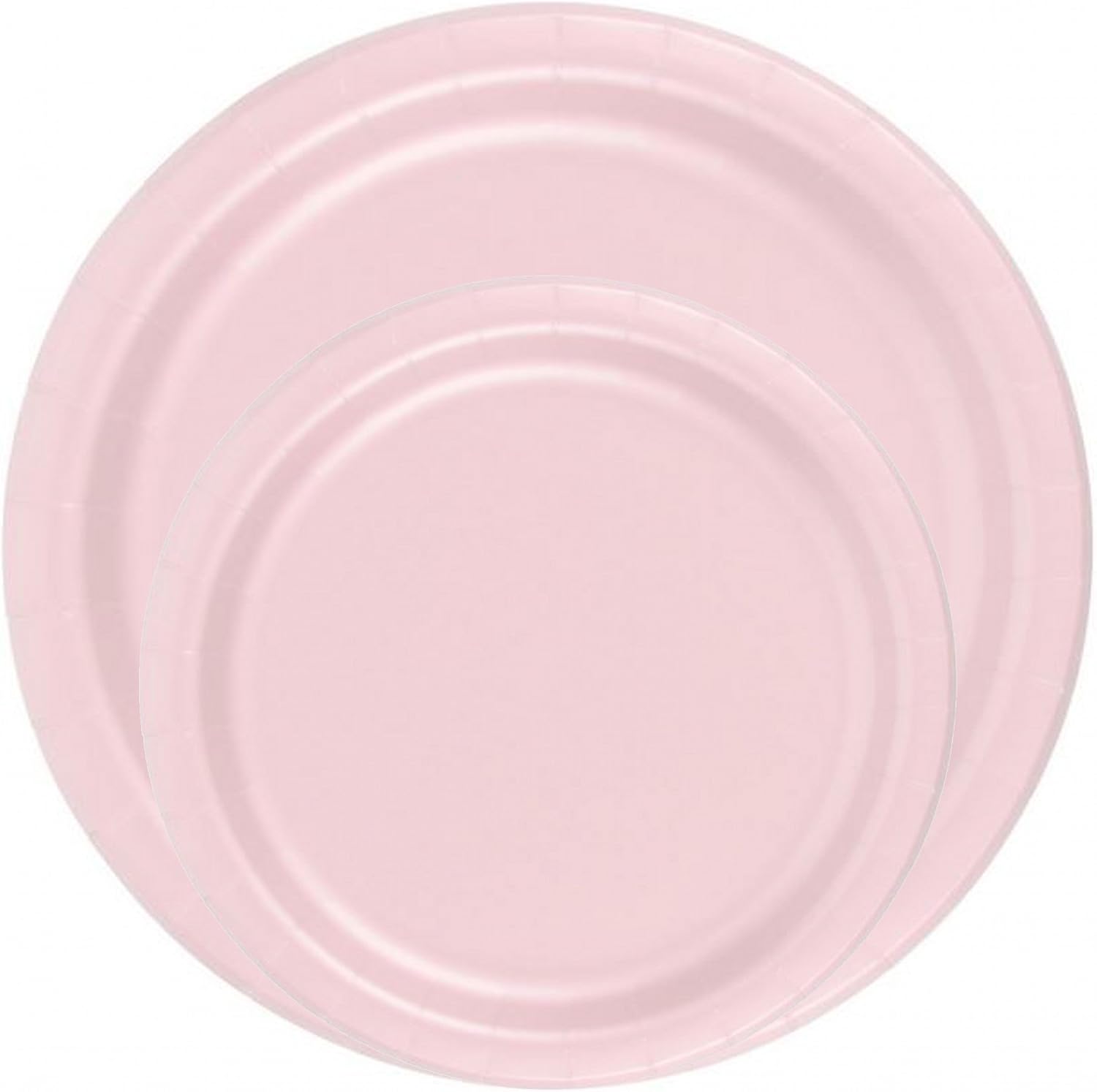 Party Favors Plus Light Pink Paper Plates 240 Count