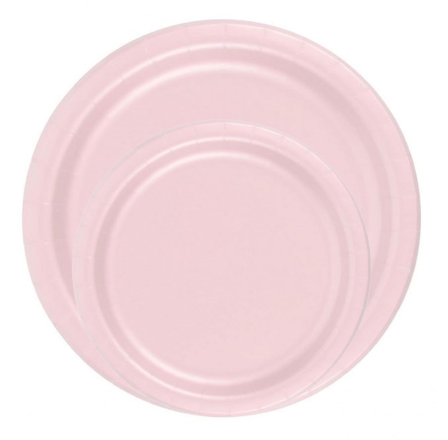 Party Favors Plus Dessert Cake Paper Plates Light Pink 240 Count