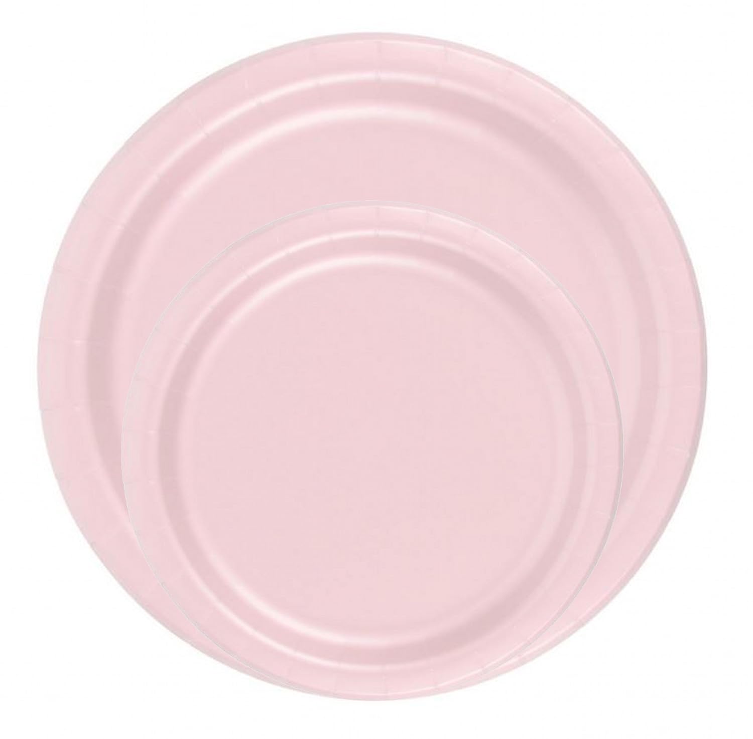 Party Favors Plus Dessert Cake Paper Plates Light Pink 240 Count