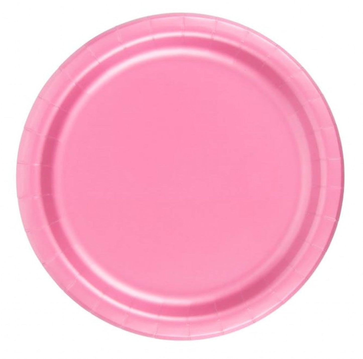 Party Favors Plus Pink Paper Dessert Plates 7 Inch 24 Count