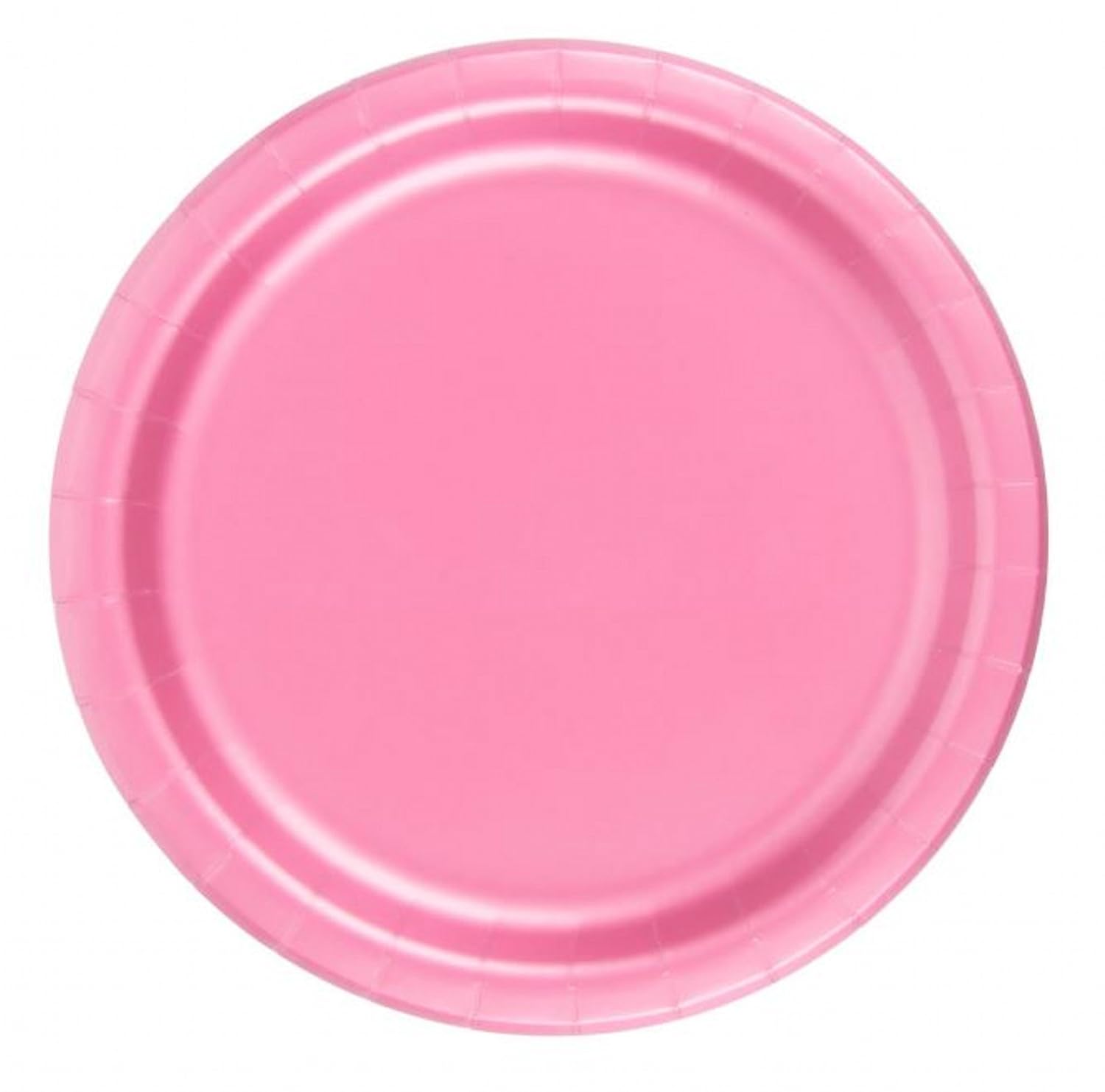 Party Favors Plus Paper Plates Pink 24 Count