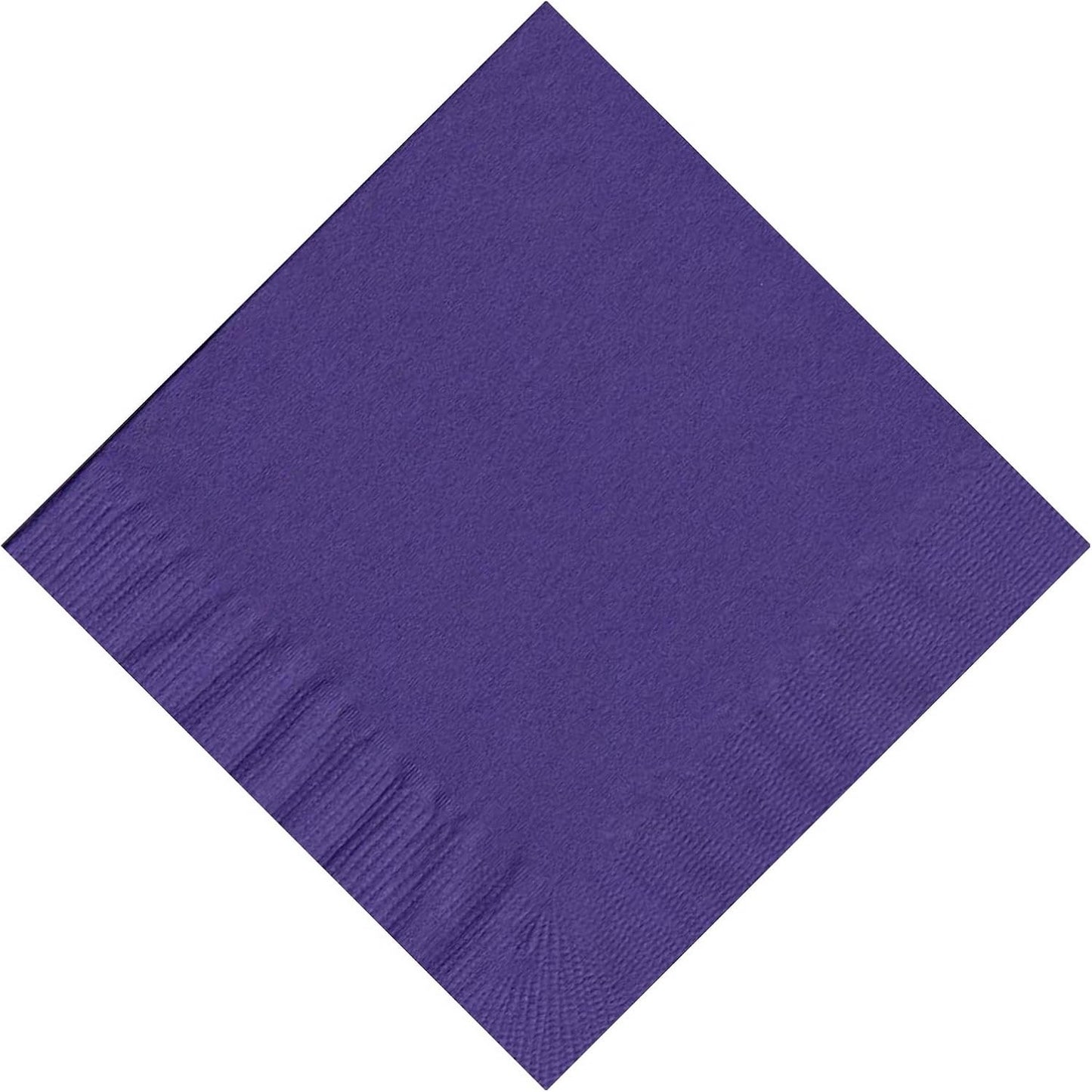 Party Favors Plus Beverage Napkins Purple 600 Count