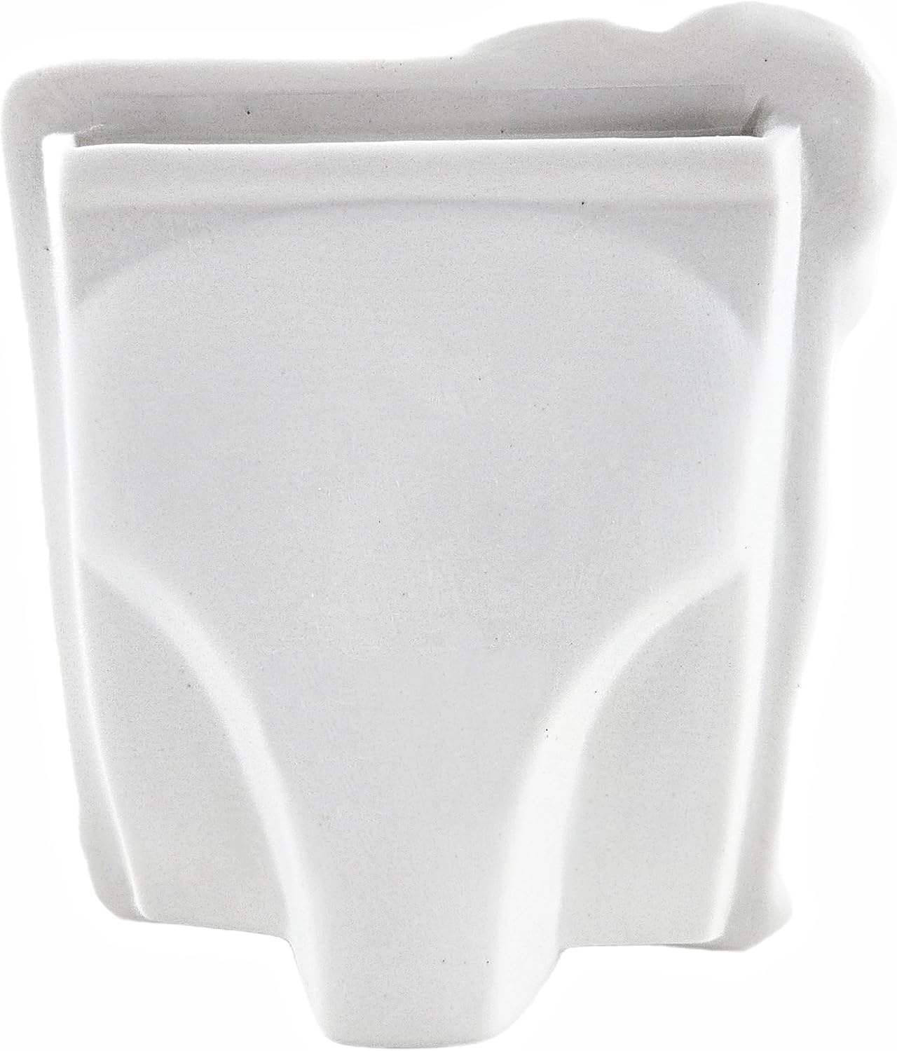 Party Favors Plus White Ceramic Picture Frame 3D Floral Accents Gold Edges 4x5 Inch