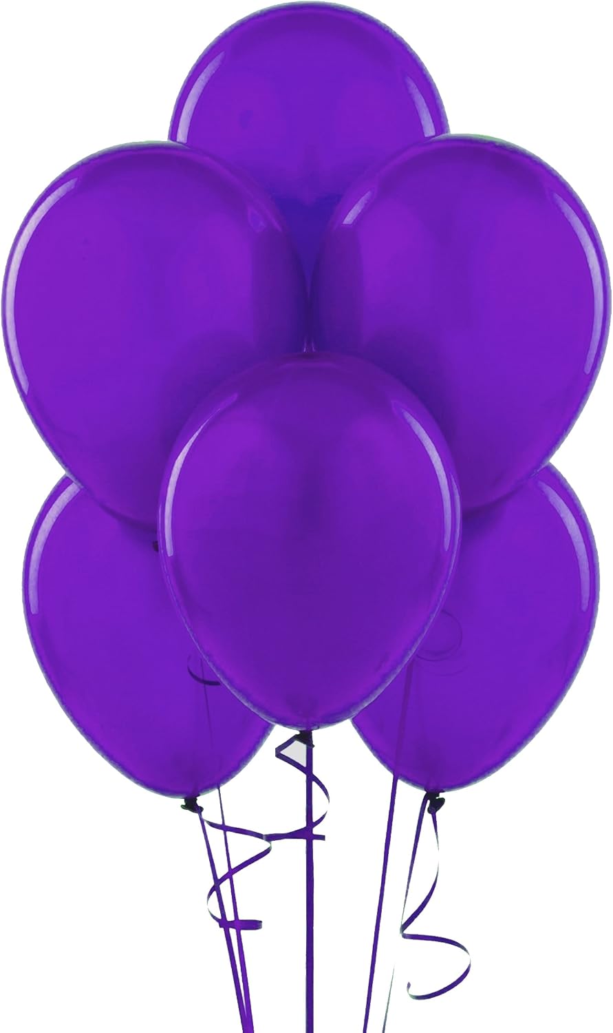Party Favors Plus Purple Latex Balloons 72 Count