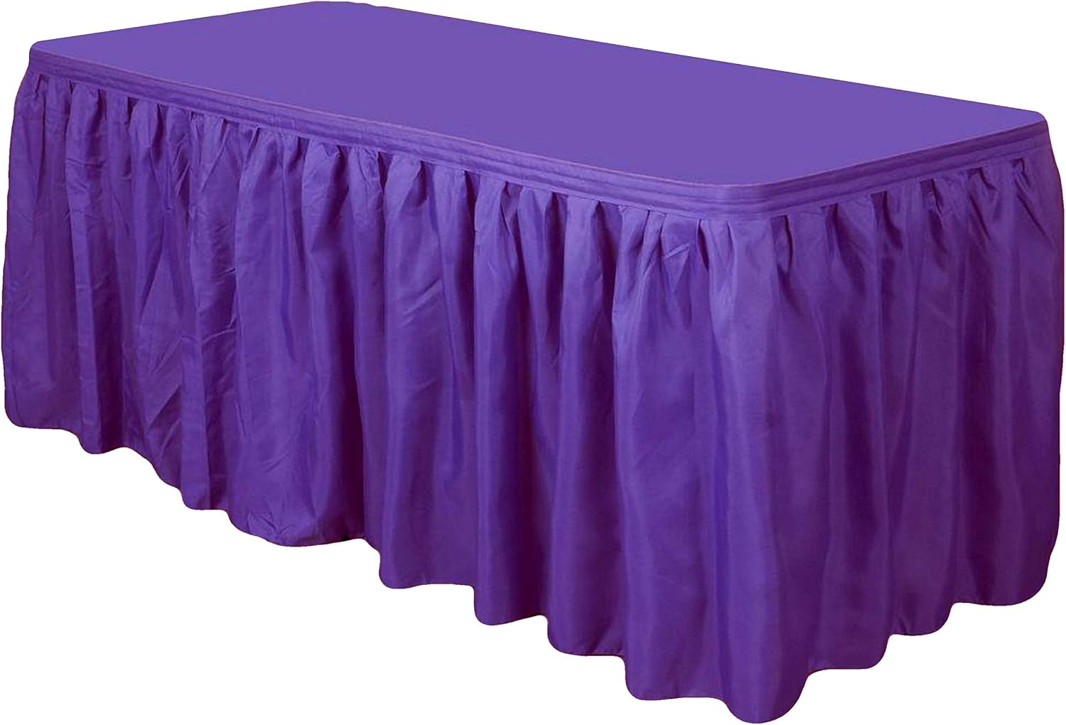 Party Favors Plus Purple Plastic Table Skirts 29in x 13ft Stretches to 19ft 3 Pack