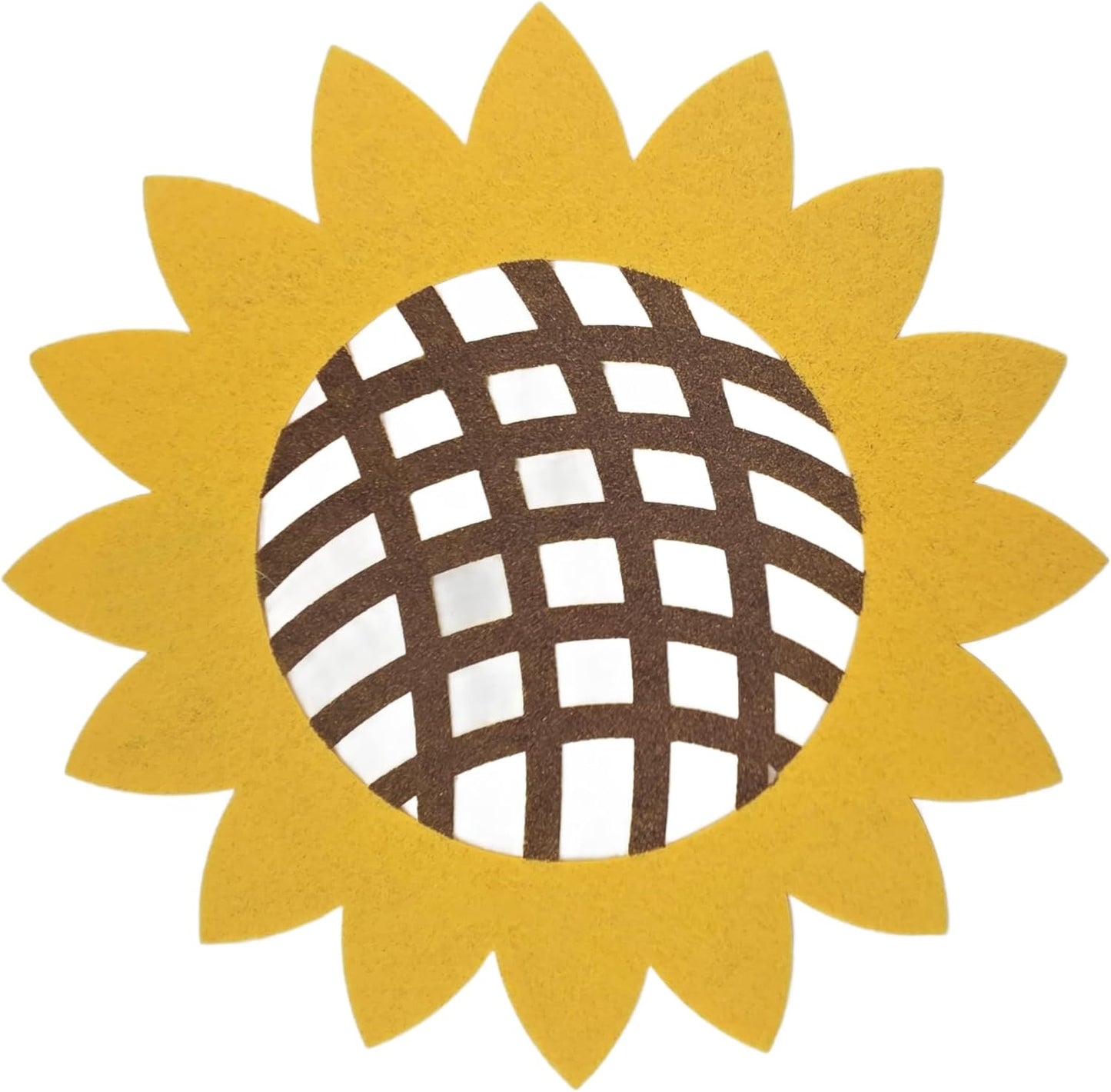 Harvest Felt Cutouts Leaf Sunflower Pumpkin 17 inch - Set of 4