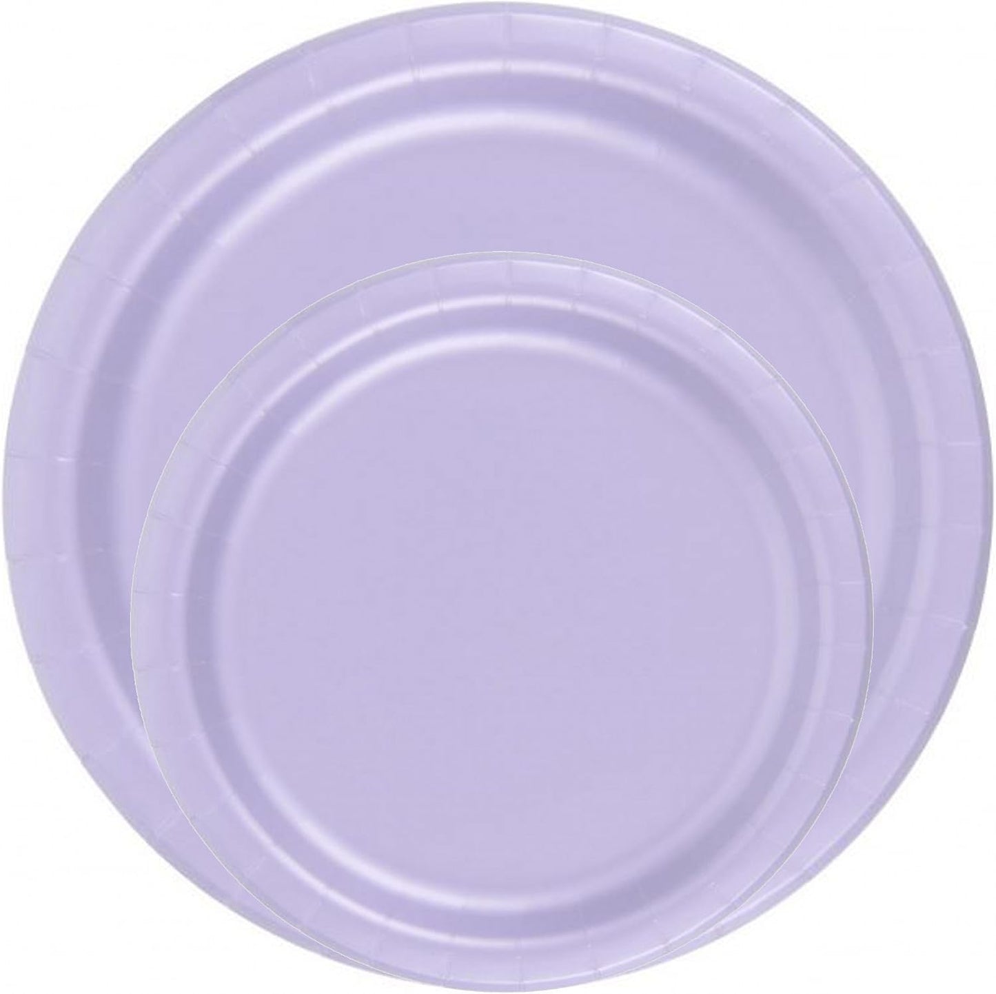 Party Favors Plus Lavender Paper Plates 24 Count