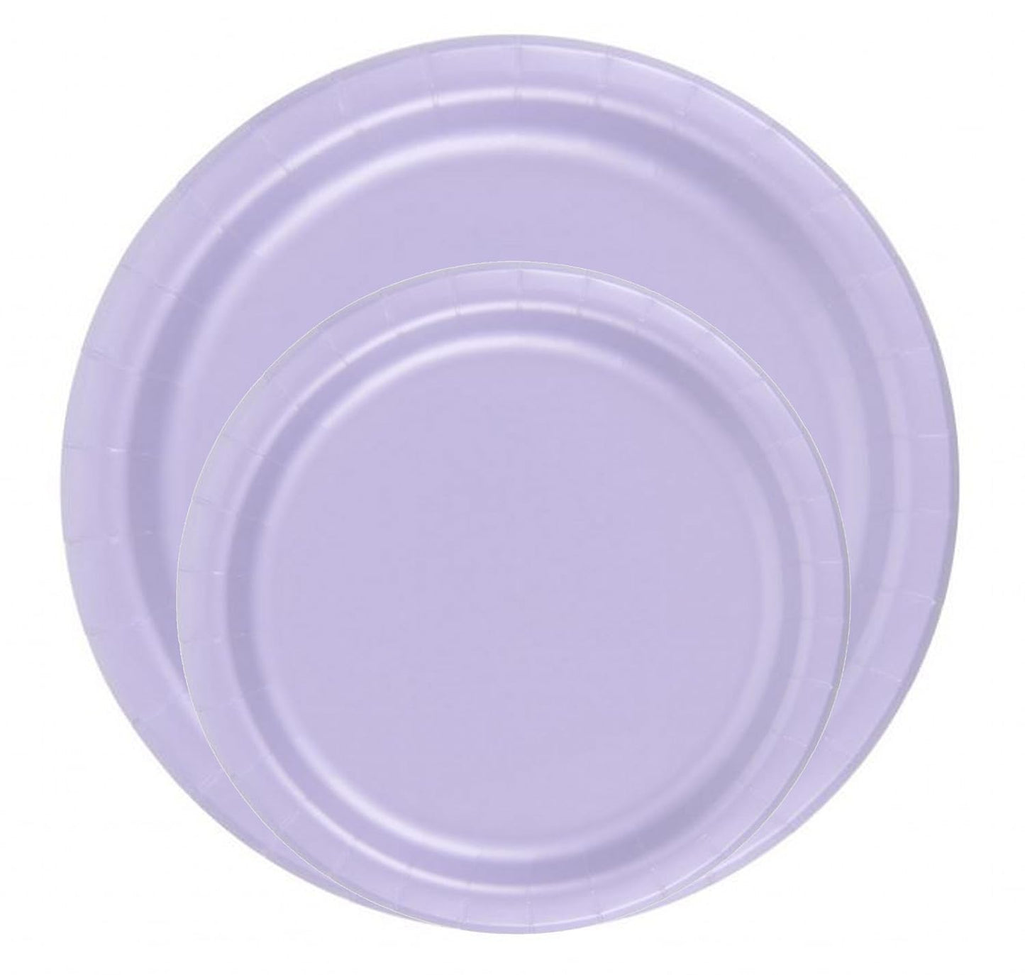 Party Favors Plus Dessert Cake Paper Plates Lavender 240 Count