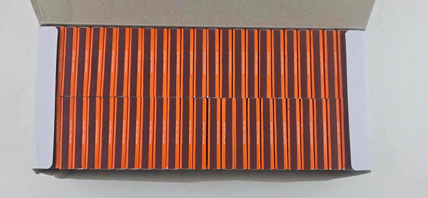 Atlas Match Plain Orange Wooden Box Matches White Tip 50 Pack