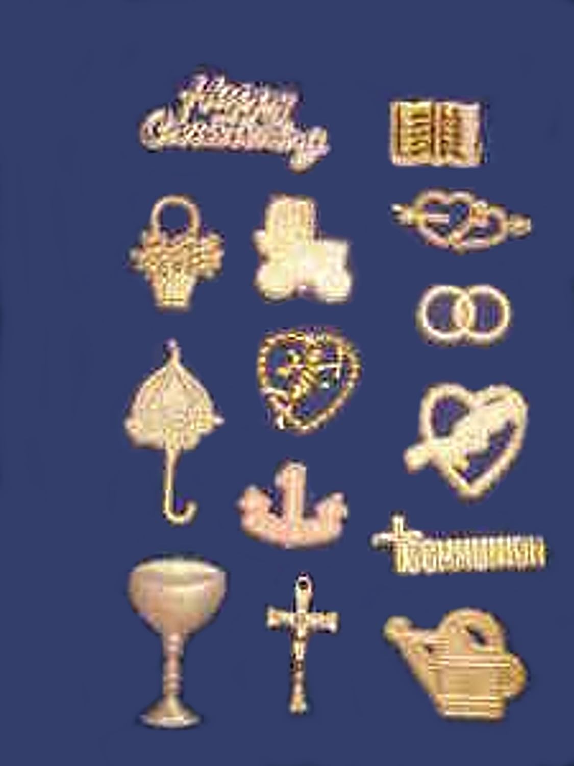 PFP 24 Capias Mini Charms Baby Buggy Wedding Shower Baby Favors