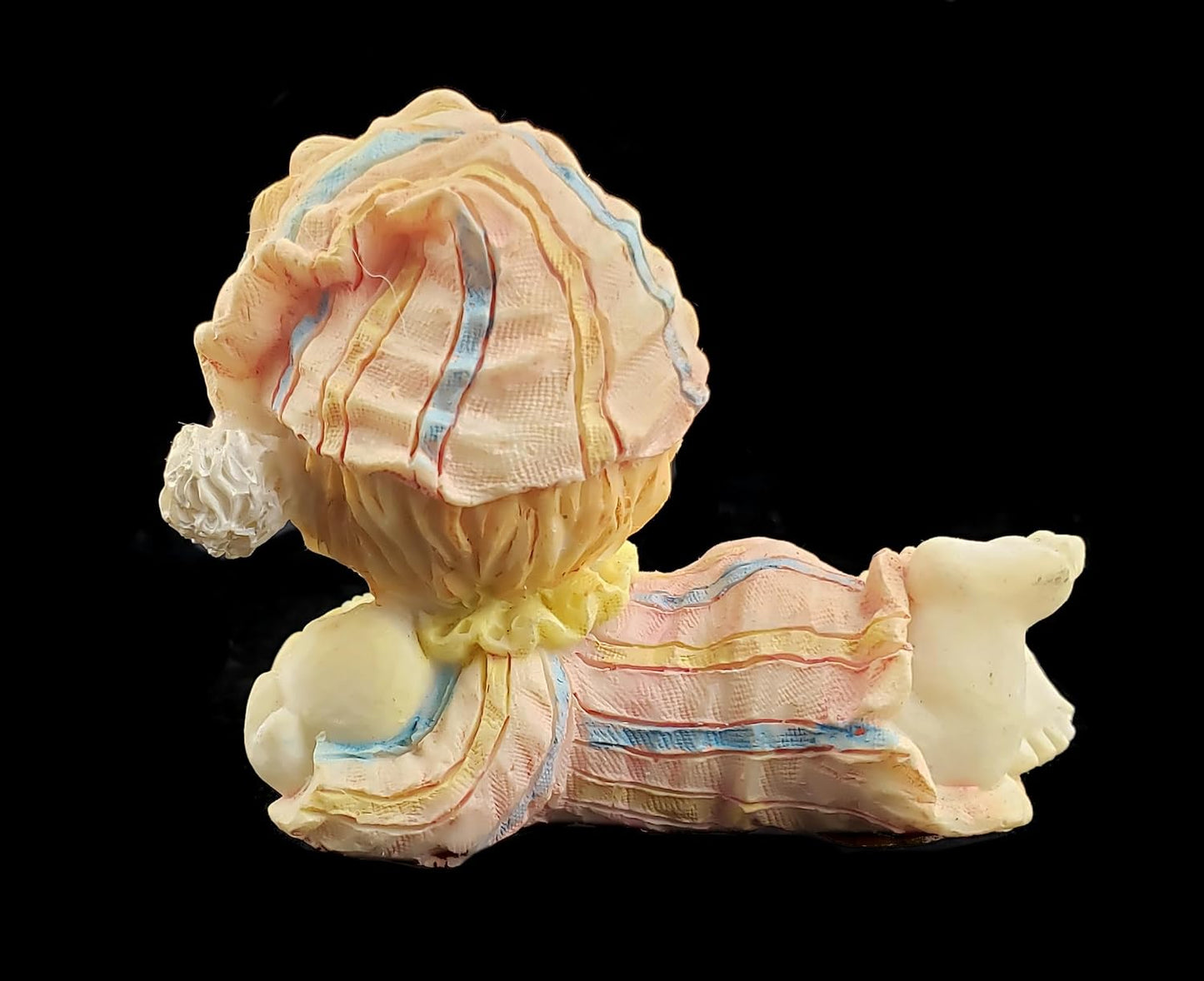 Party Favors Plus Blue Pink Polyresin Baby Figurine 2.25 Inch Set of 2