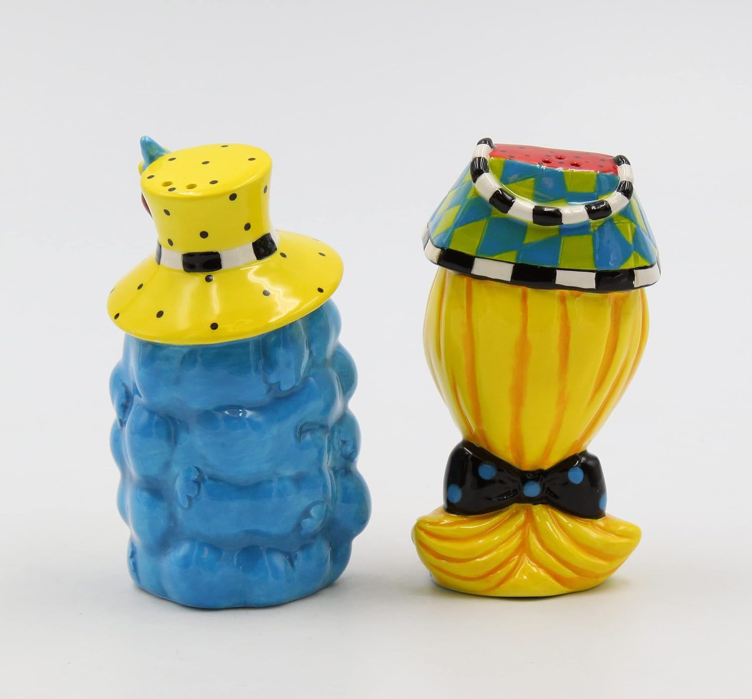 Appletree Design Dollymama Women with Purse and Shoe Hats Salt & Pepper Shakers Set 3-1/2" H