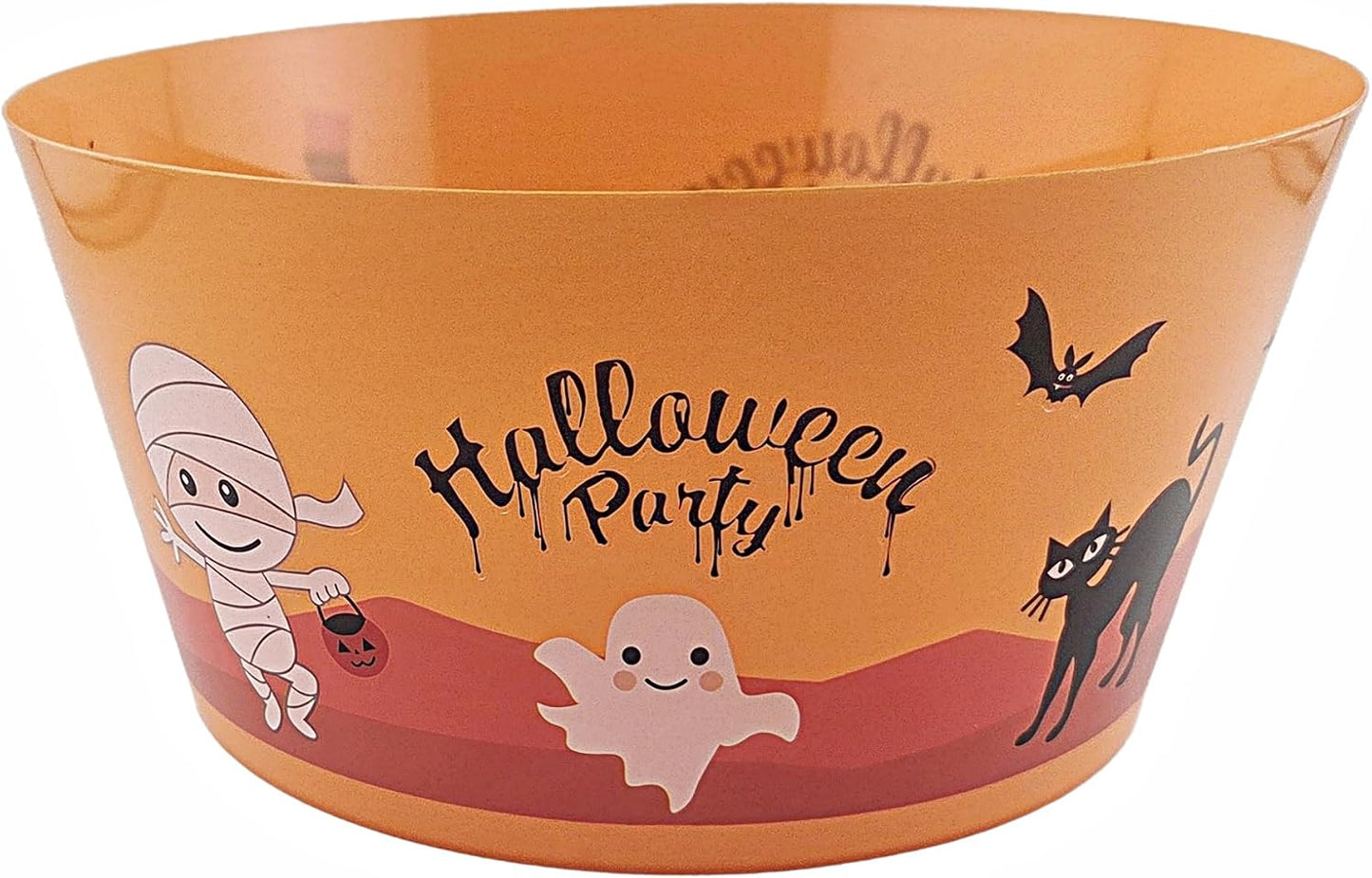 Halloween Print Plastic Candy Bowl Set of 3, BPA Free