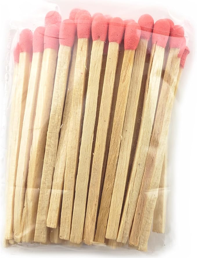 Party Favors Plus Coral Wooden Safety Matches 250 Count