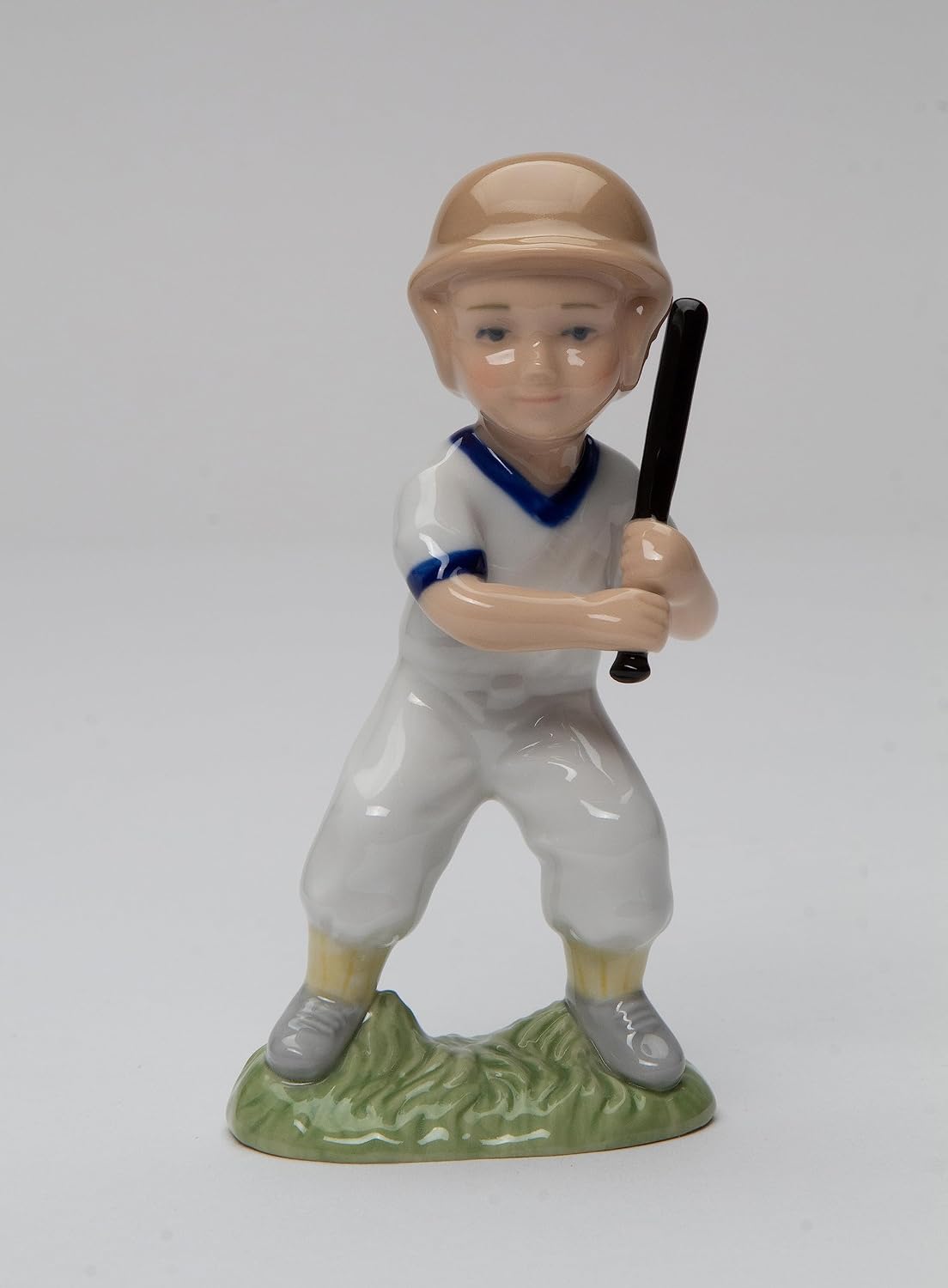 Cosmos Gifts Fine Porcelain Boy Playing Baseball Figurine 4-1/2" H 207-479A