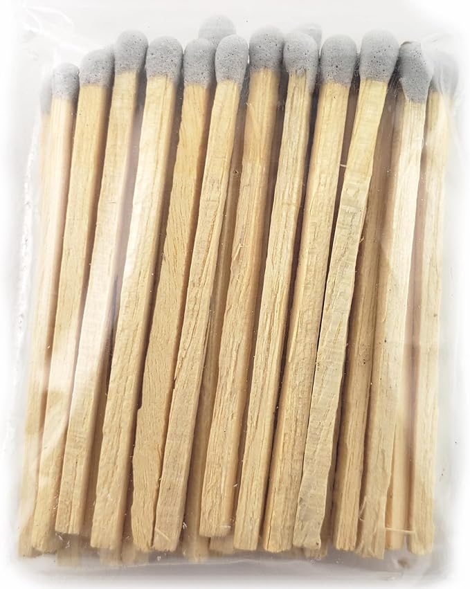 Party Favors Plus Cool Gray Wooden Safety Matches 250 Count