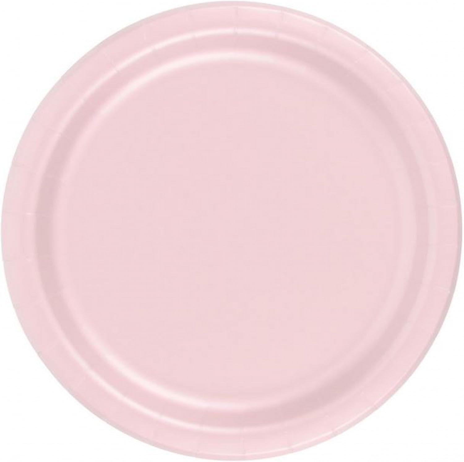 Party Favors Plus Light Pink Paper Plates 240 Count