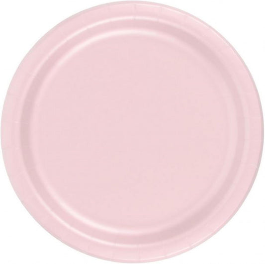 Party Favors Plus Light Pink Paper Plates 240 Count