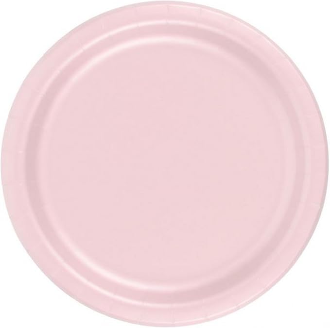 Party Favors Plus Light Pink Paper Plates 240 Count
