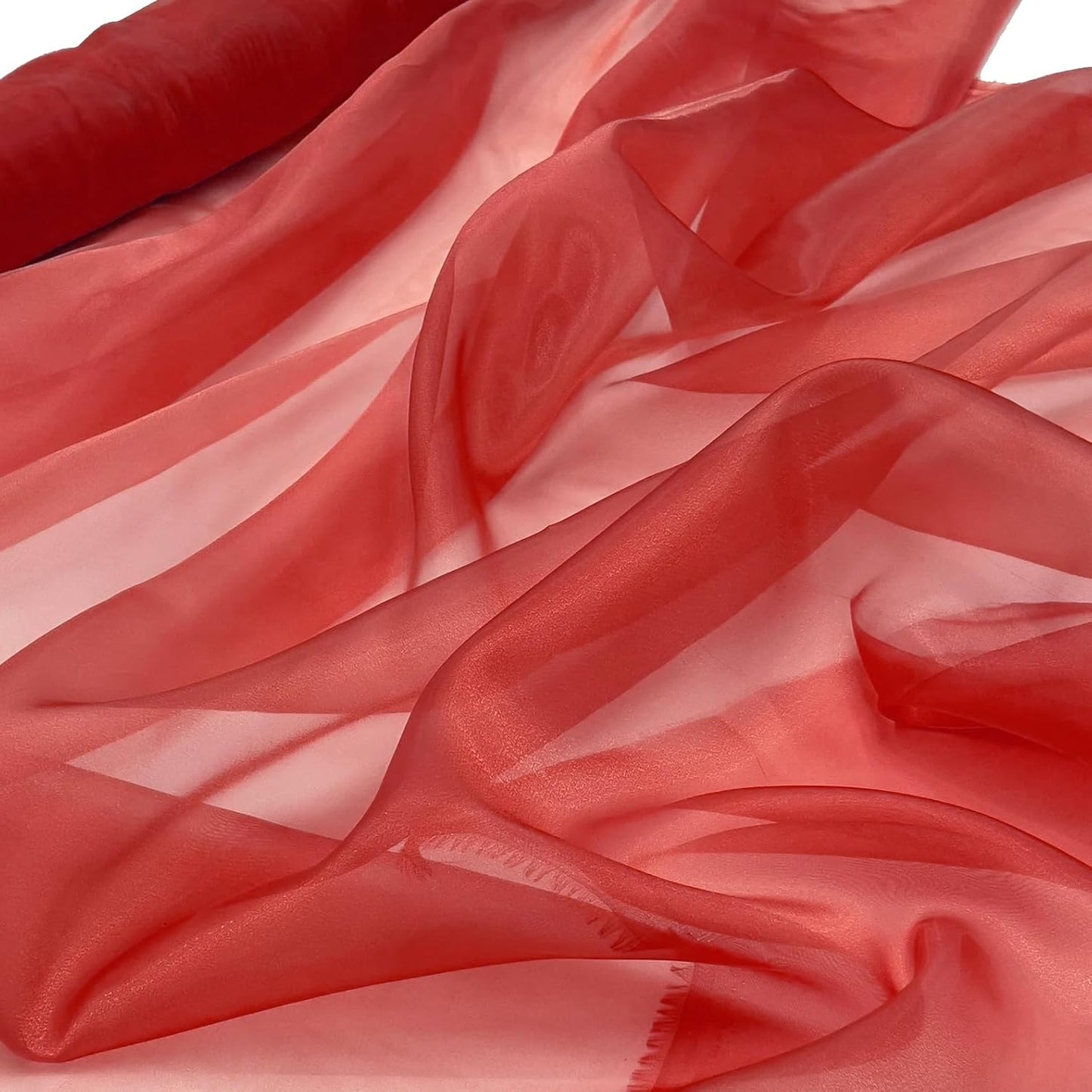 Party Favors Plus Red Sheer Organza Fabric 54in X 30ft