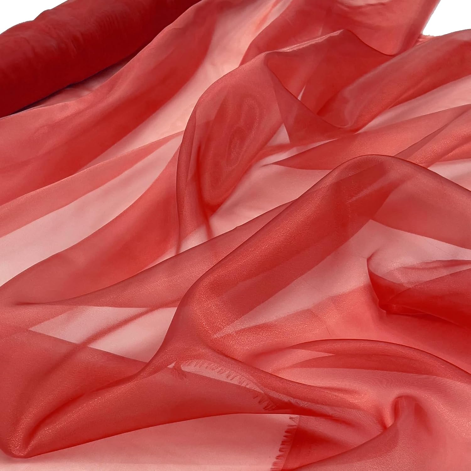 Party Favors Plus Red Sheer Organza Fabric 54in X 30ft