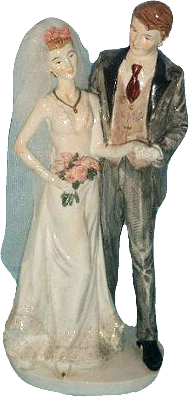 Party Favors Plus Bride and Groom Cake Top Wedding Figurine 8.5in