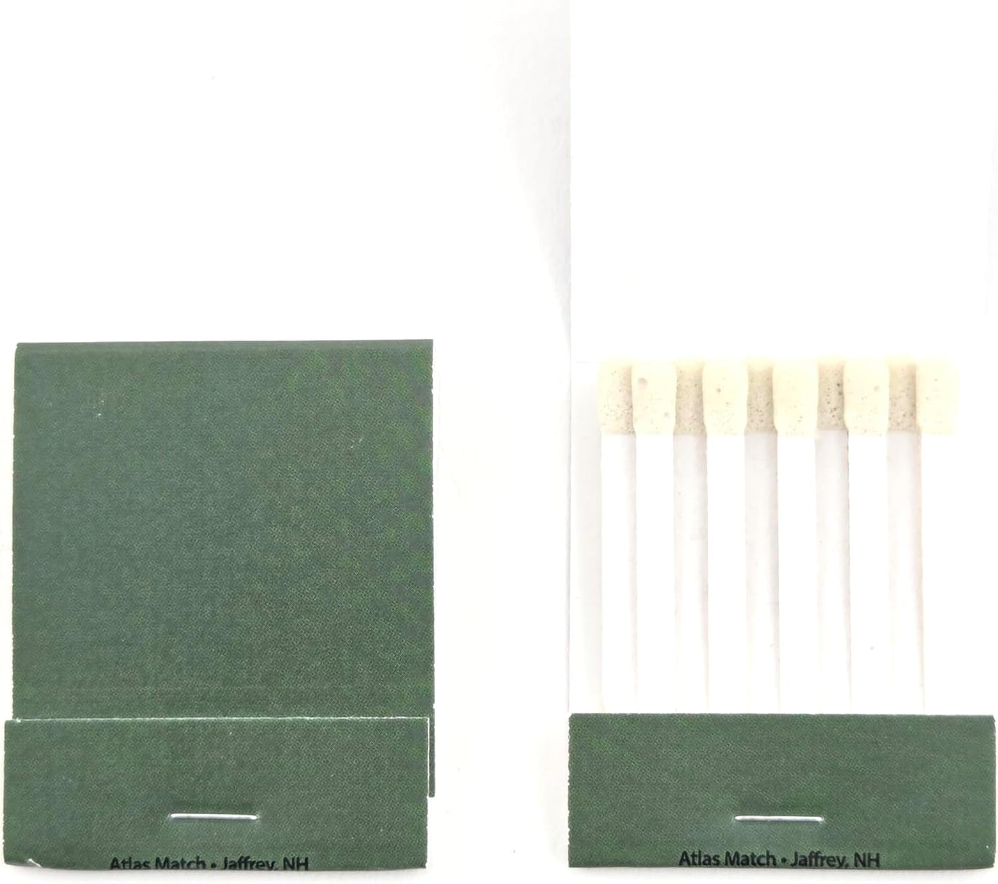 Party Favors Plus Plain Dark Green Cover Matches 20 Strike Matchbooks 50-Pack