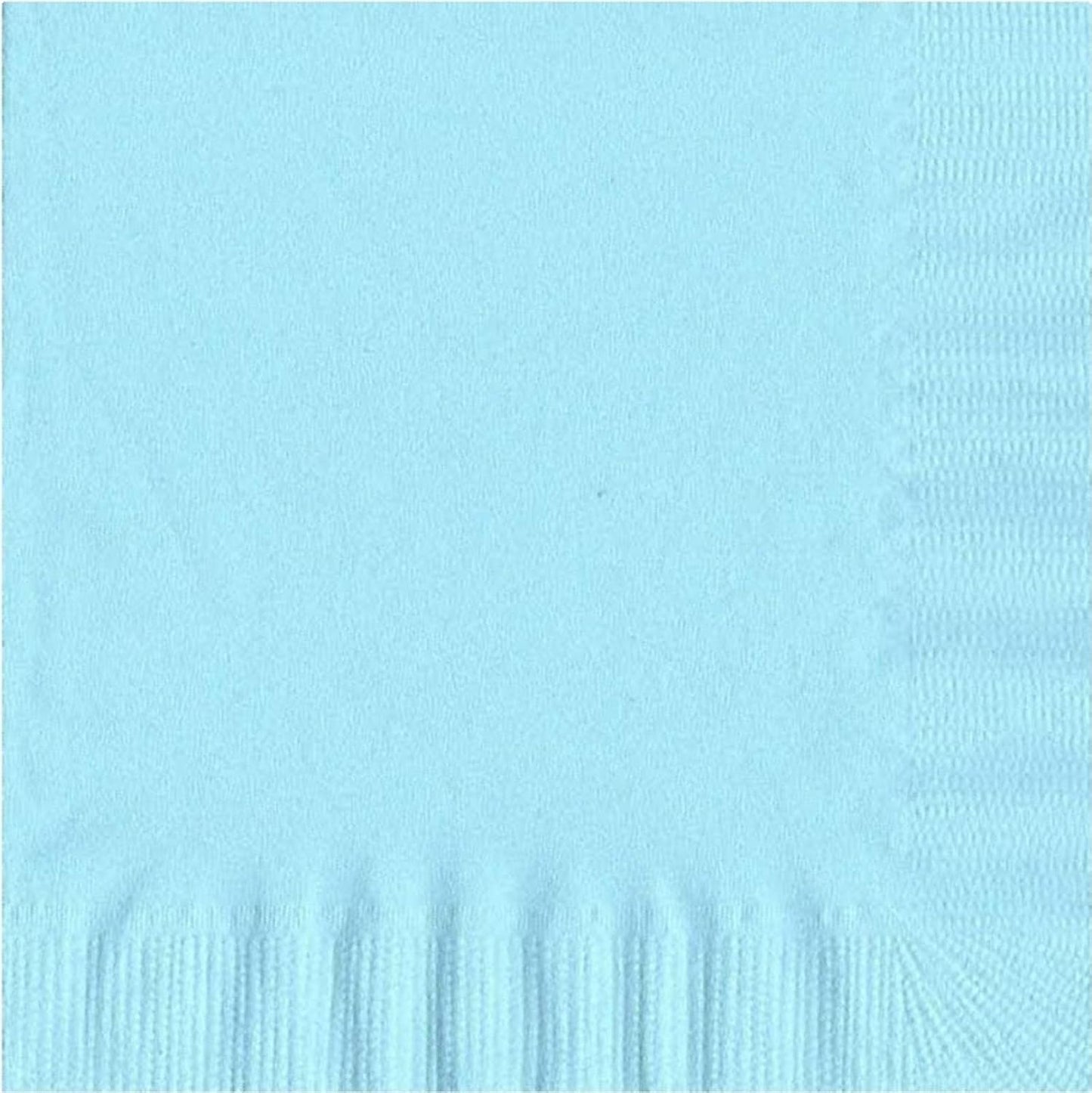 Party Favors Plus Luncheon Napkins Light Blue 600 Count