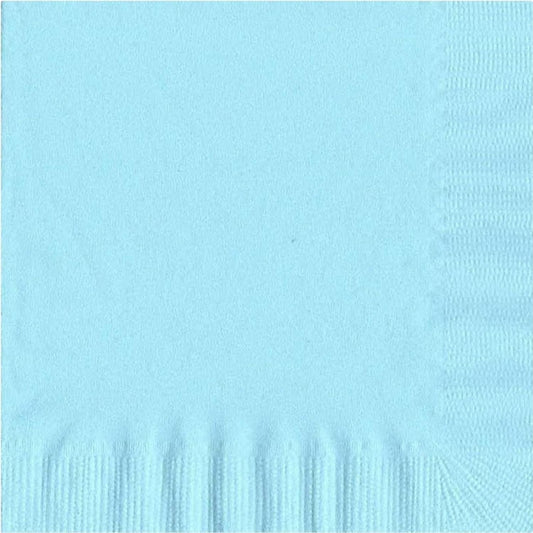 Party Favors Plus Light Blue Beverage Cocktail Napkins 200 Count
